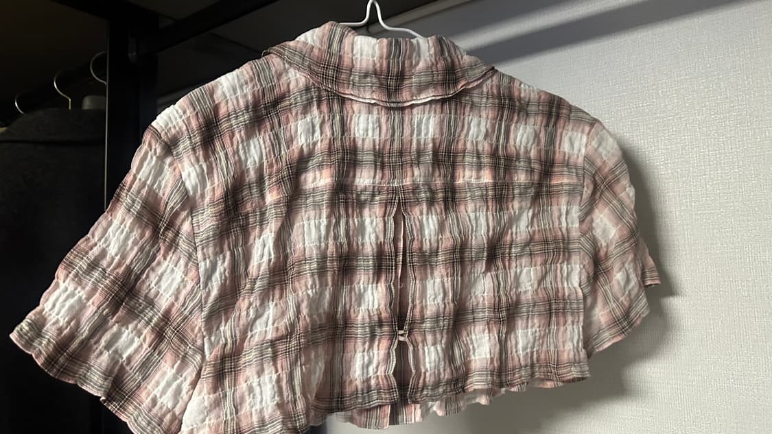 오들리워크샵 Fantasia Cropped Slit Shirt 상품이미지4