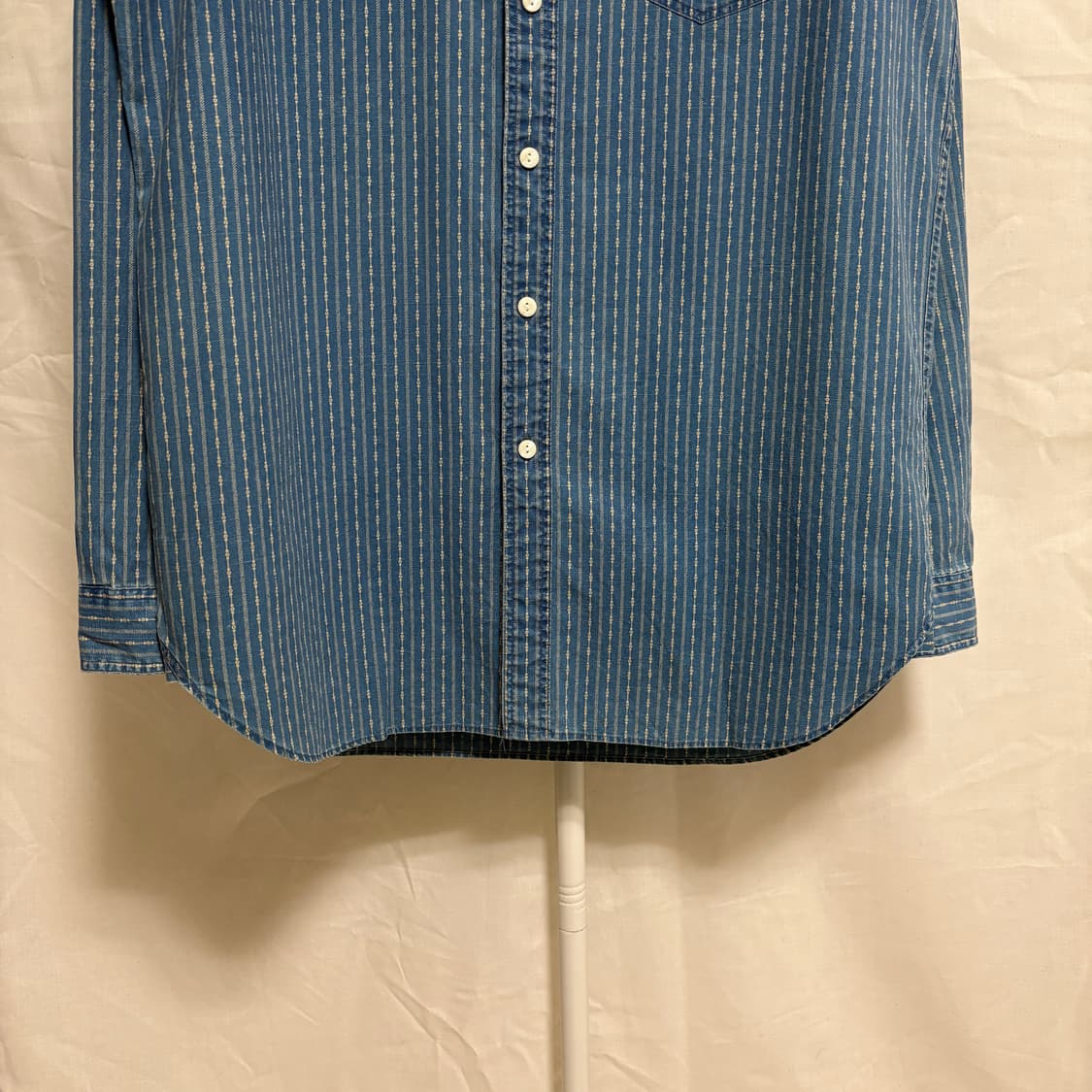 폴로 랄프로렌 네이티브 아메리칸 스트라이프 셔츠 / 블루, L 상품이미지3