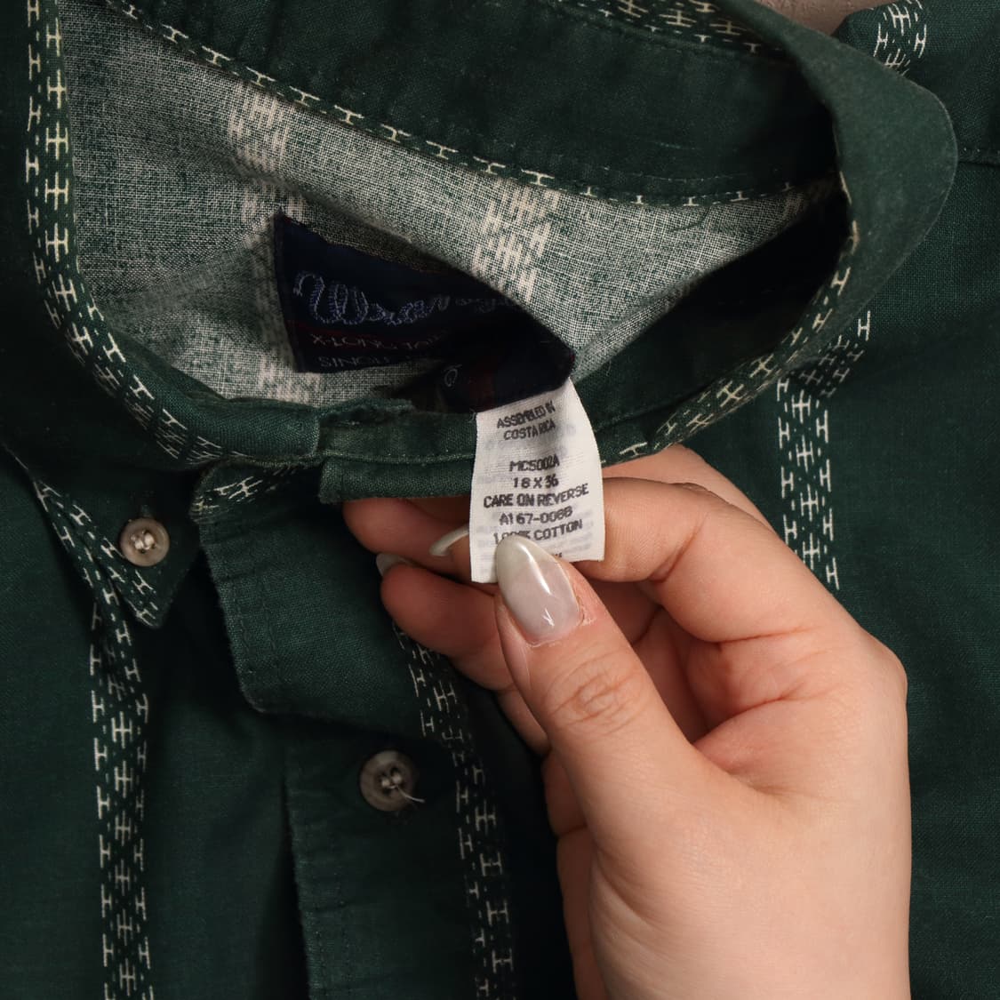 90's 랭글러 웨스턴 스트라이프 셔츠 A1706 상품이미지4