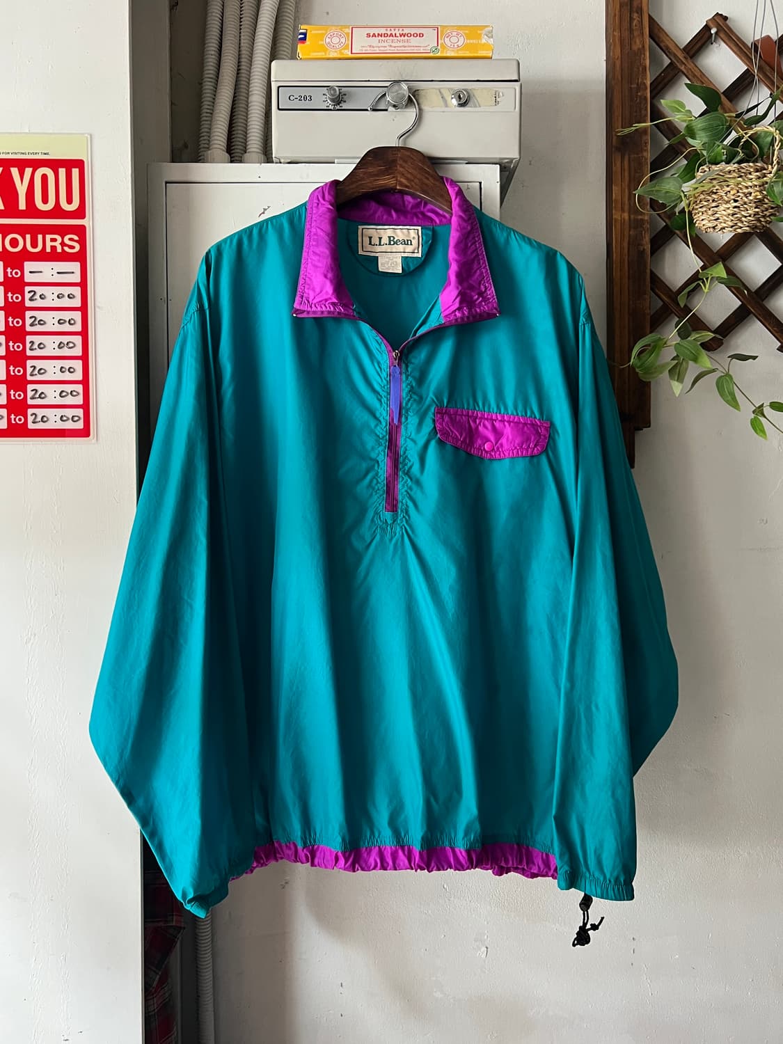 [L]80's L.L.Bean USA 엘엘빈 립스탑 풀오버 자켓 상품이미지1