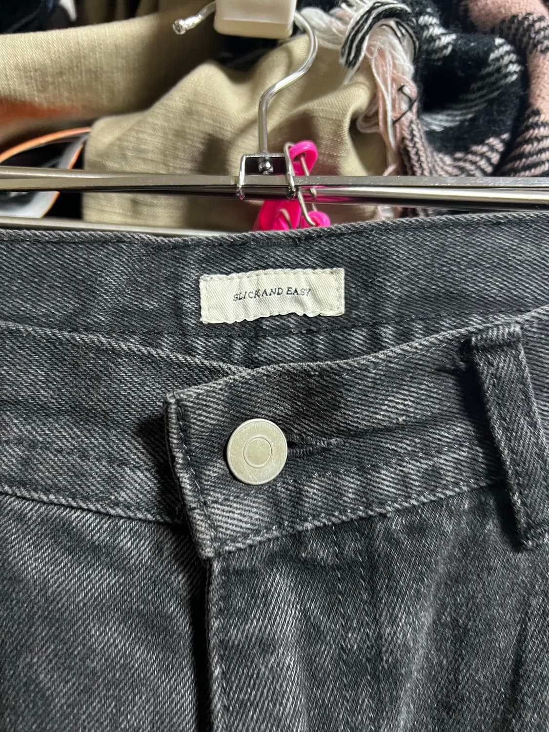 슬릭앤이지 앤디팬츠 블랙워시드 3 상품이미지2