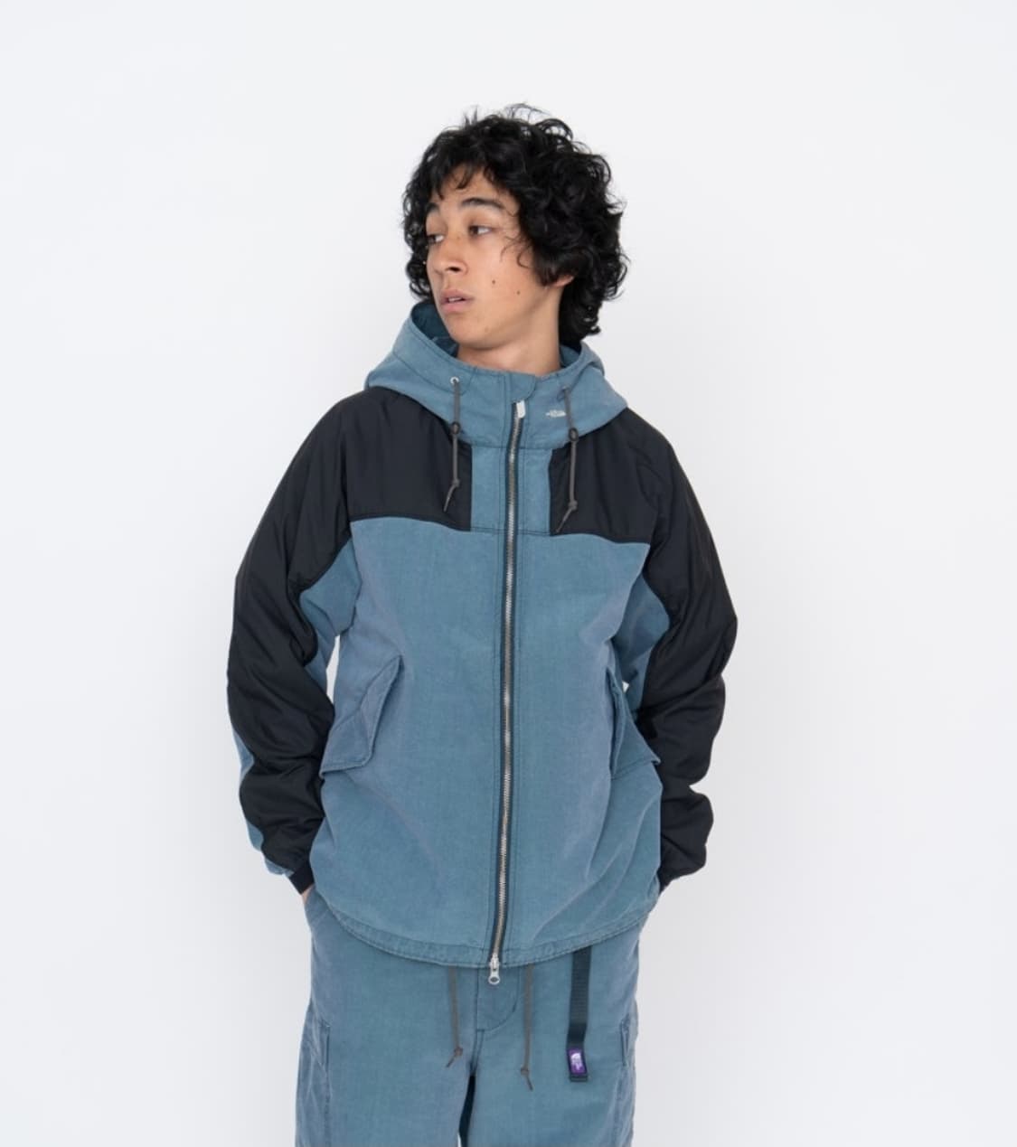 노스페이스 퍼플라벨 nanamika 라인 인디고 마운틴 윈드파카 상품이미지1