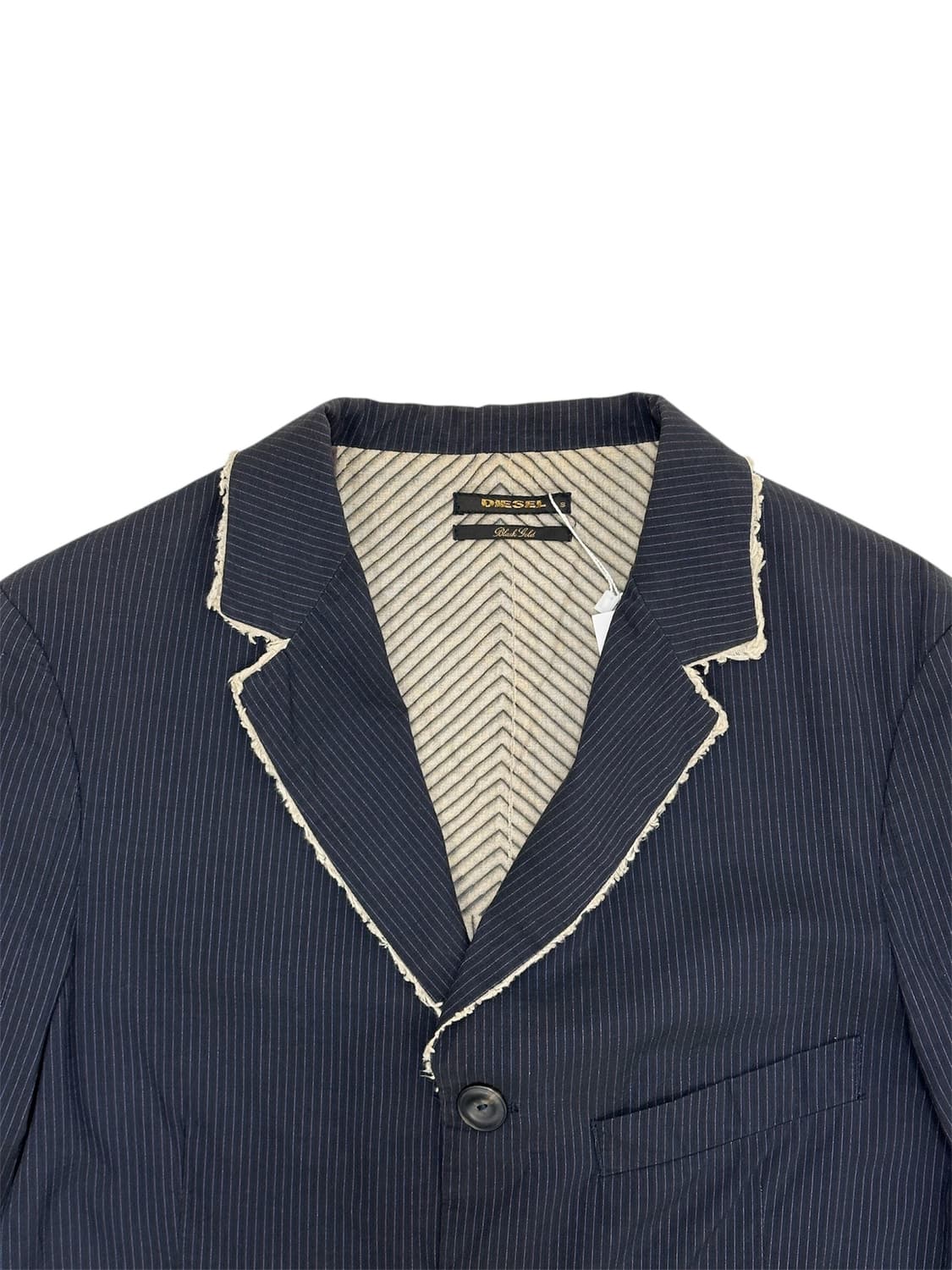 Diesel Black Gold Pinstripe Tailored Jk 상품이미지3