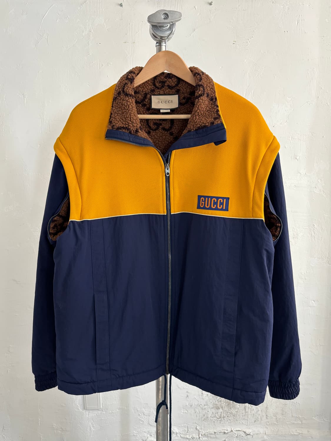 Gucci 구찌 로고 컨버터블 플리스 자켓 상품이미지8