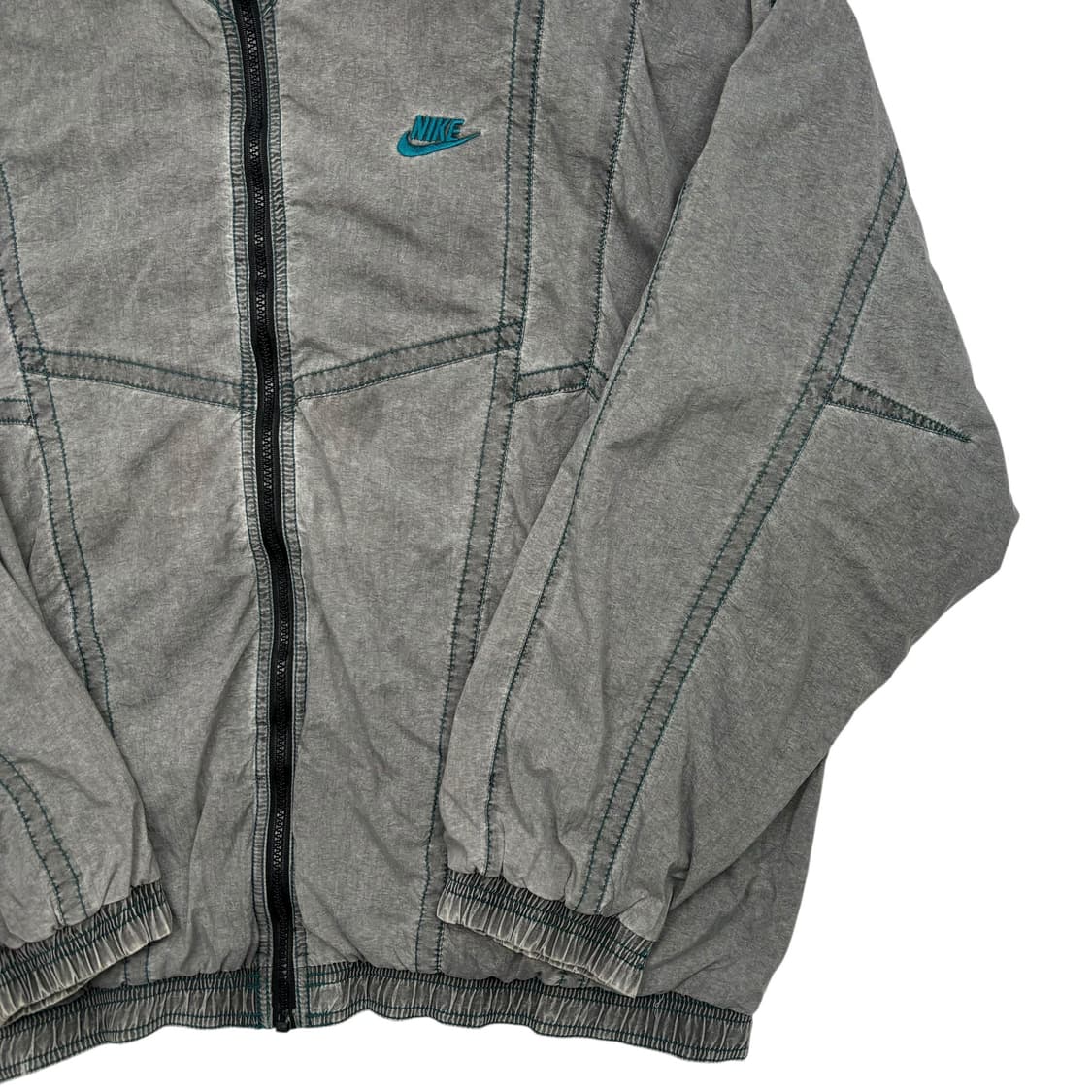 90s 나이키 올드스쿨 빅 로고 그레이 바람막이 XL  상품이미지3