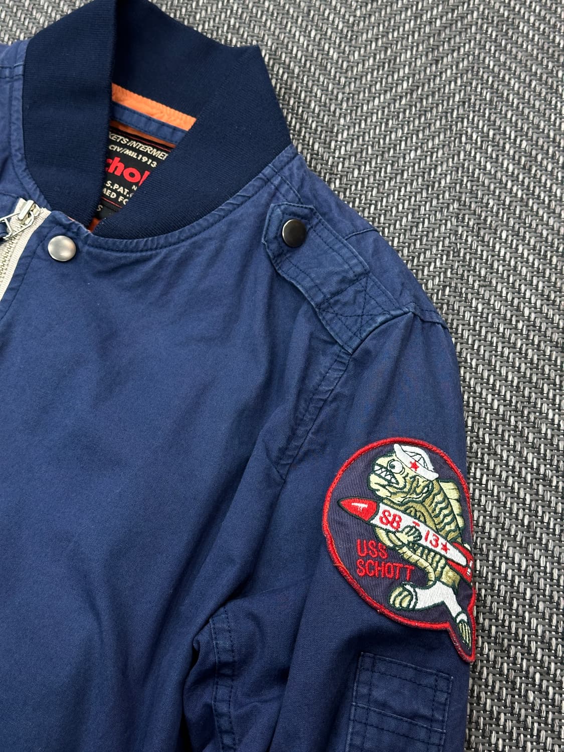 쇼트 밀리터리 코튼자켓S 상품이미지4