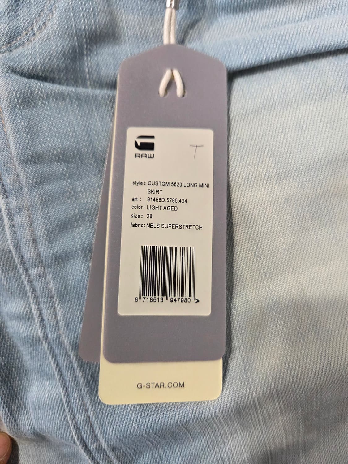 G-STAR RAW 데님 미니 스커트(26) 상품이미지6