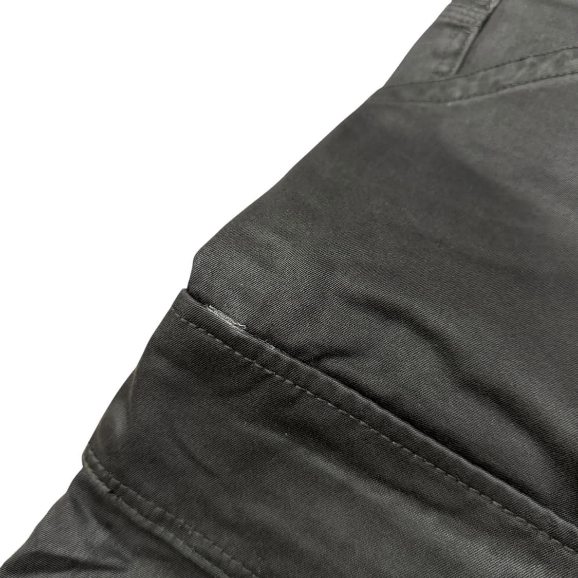 마뗑킴 맨 코팅 코튼 버뮤다 팬츠 바지 차콜 L 상품이미지8