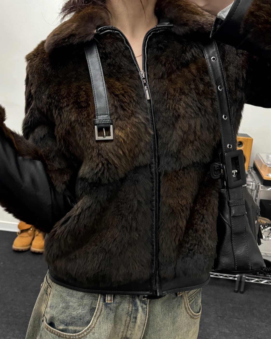 올드 빈티지 리얼 퍼 자켓 상품이미지3