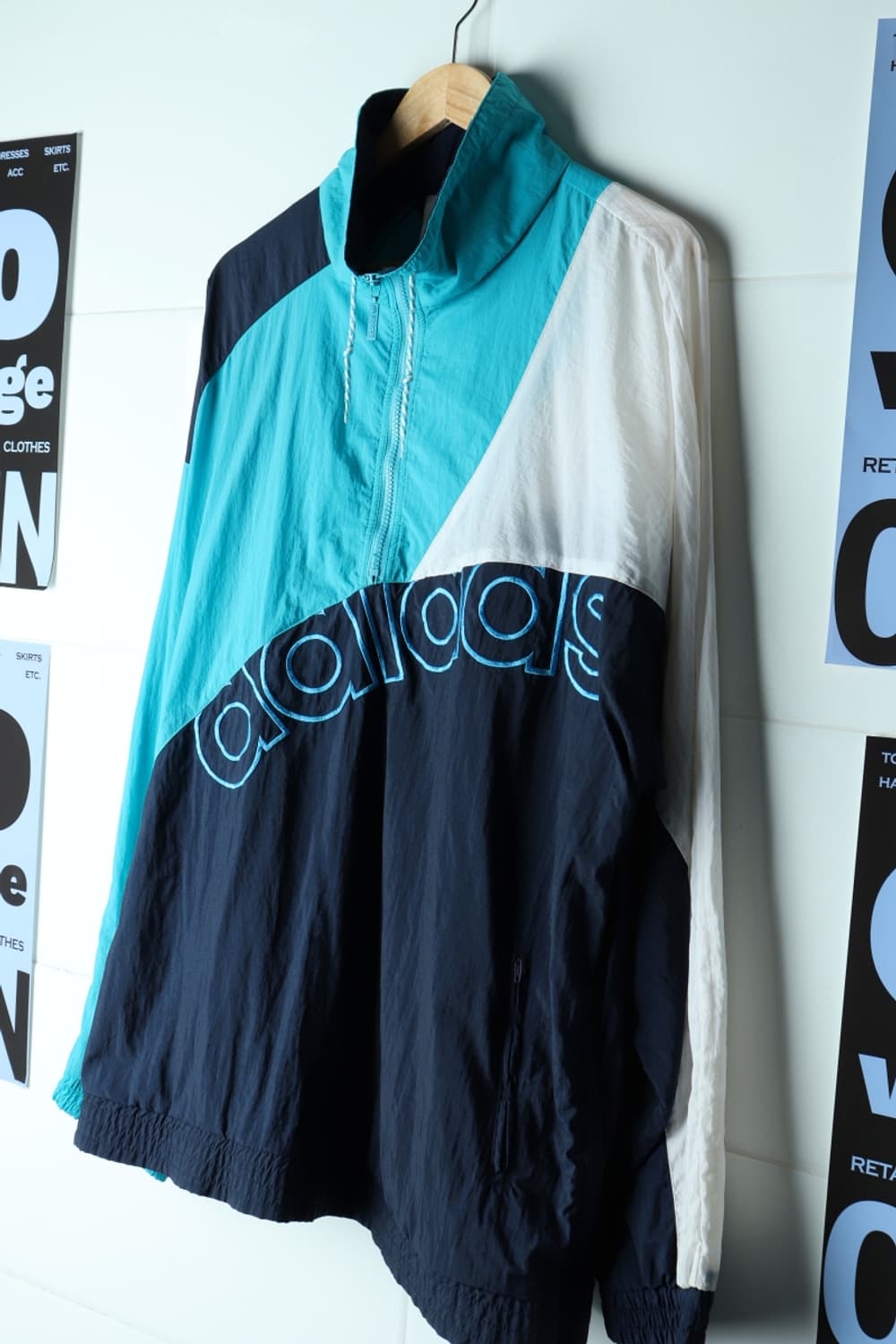 (L-3XL) 아디다스 집업 바람막이 점퍼자켓 90S년대-H3H34006 상품이미지1
