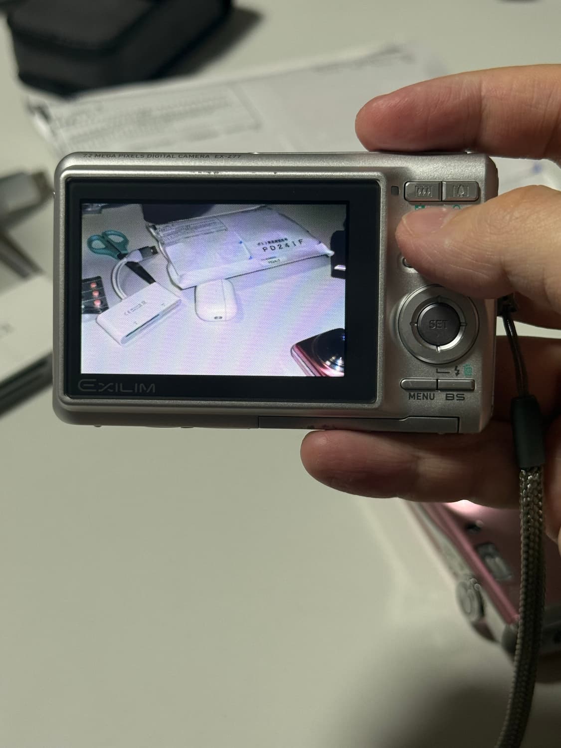 실버 빈티지 디카 카시오 엑슬림 Z77 작례o 상품이미지9