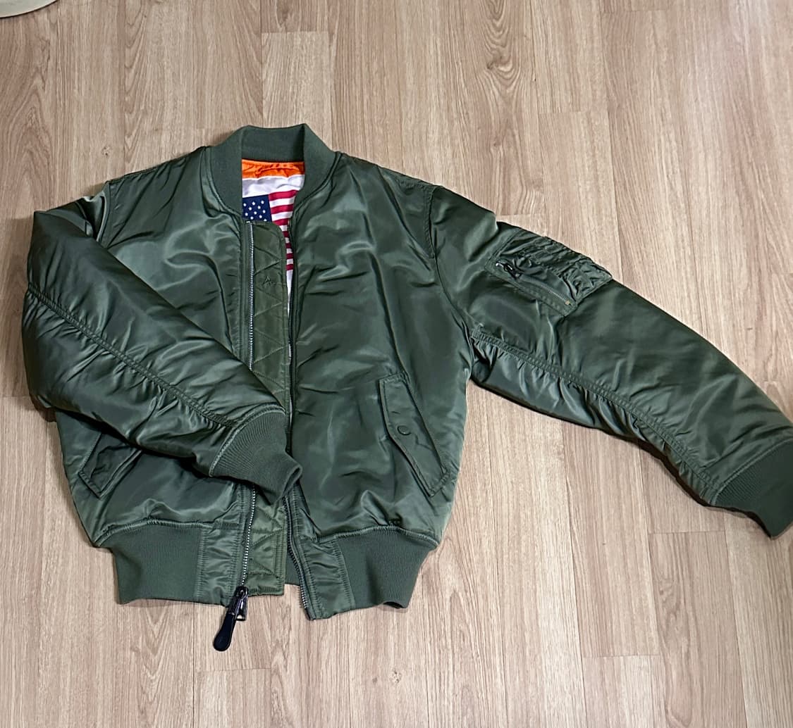 알파인더스트리 MA-1 레귤러 블러드칫  상품이미지1