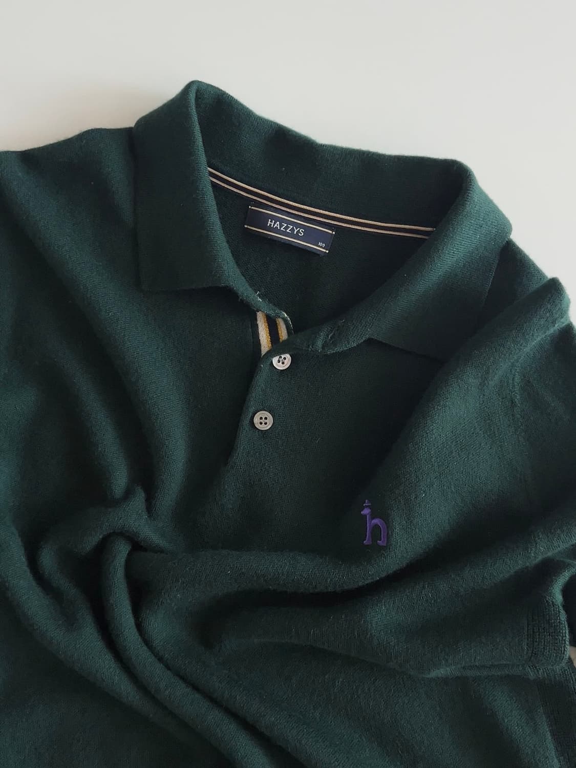 헤지스 카라 긴팔 울 니트 100 상품이미지3