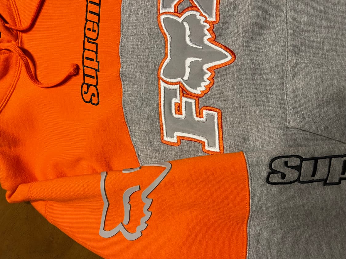 슈프림 폭스레이싱 헤더그레이 후디 상품이미지3