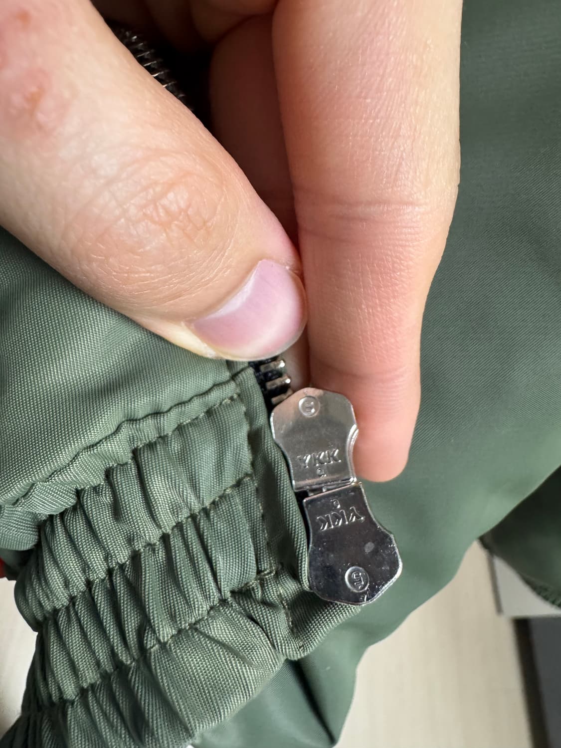 (os) 논노드 러스터 봄버 재패니스 새틴 카키 상품이미지9