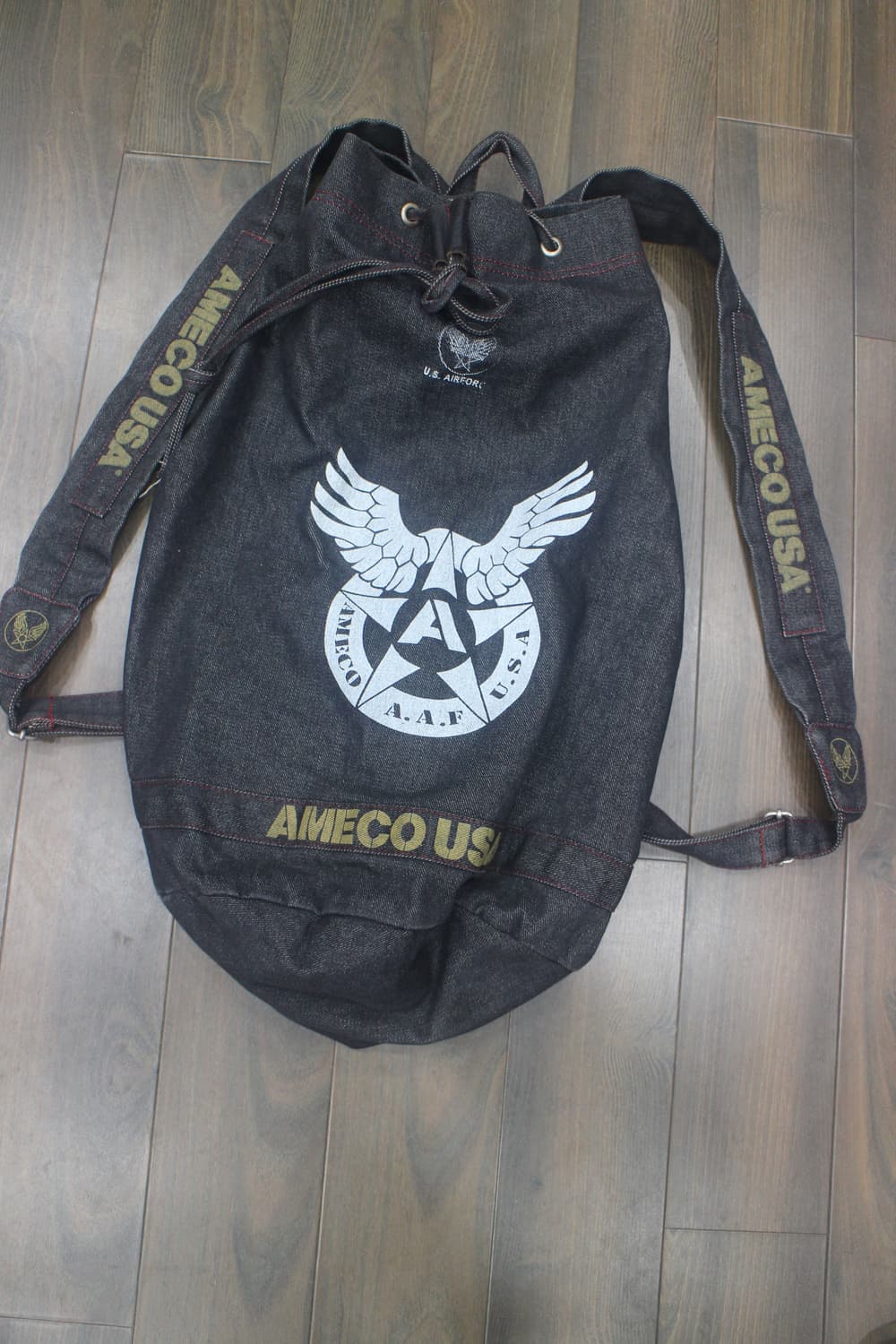 아메코 (AMECO) 빈티지 USA 복조리 데님백팩 상품이미지1