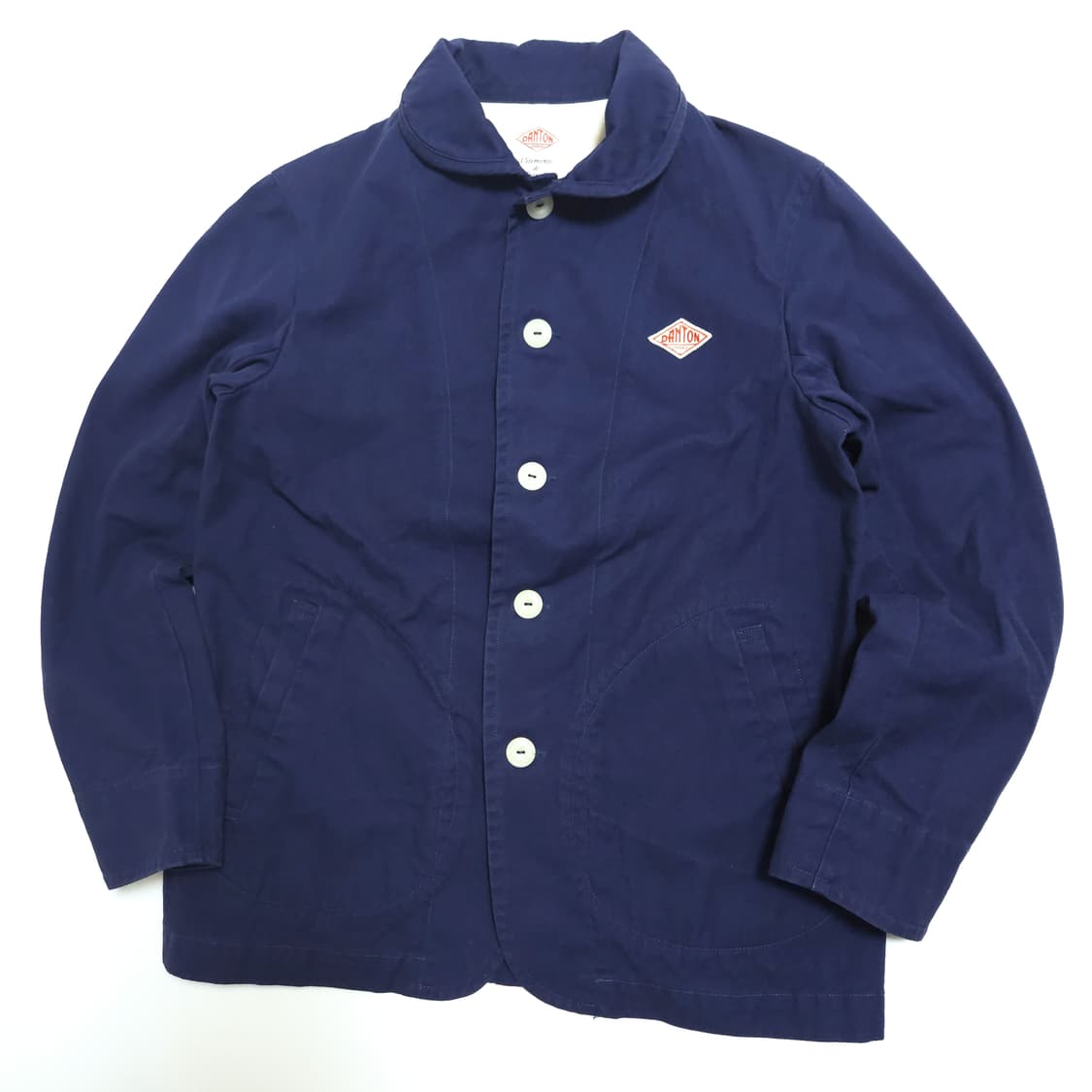 단톤 DANTON 프렌치 워크 싱글 커버올 자켓 상품이미지3