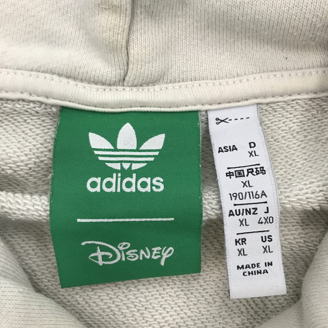 아디다스 디즈니 KERMIT 후드 [XL] 상품이미지5