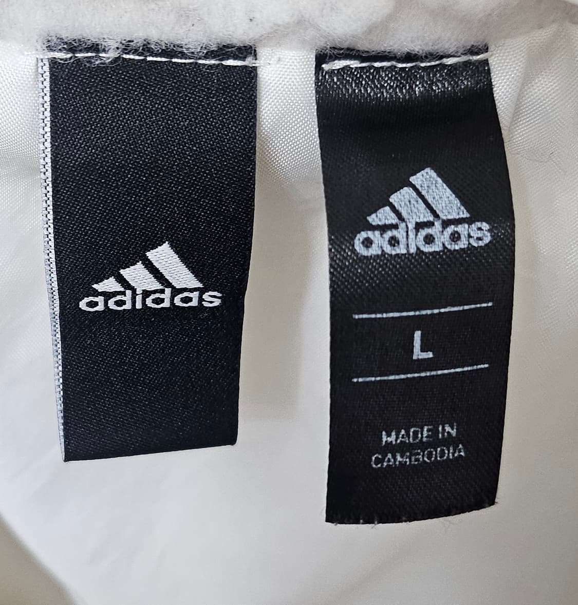 (100~105)L ☆초대장급☆ 아디다스 [화이트카키]쉐르파 후르스점퍼 상품이미지3
