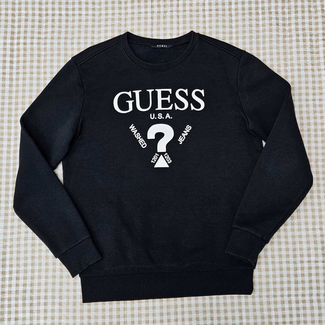 게스 기모 맨투맨 남자100 상품이미지1