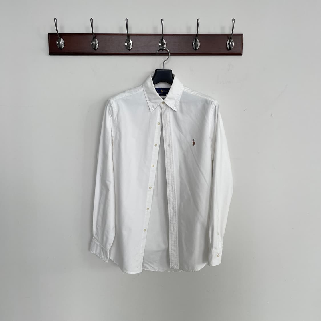 폴로 랄프로렌 QR 신형 화이트 셔츠 상품이미지2