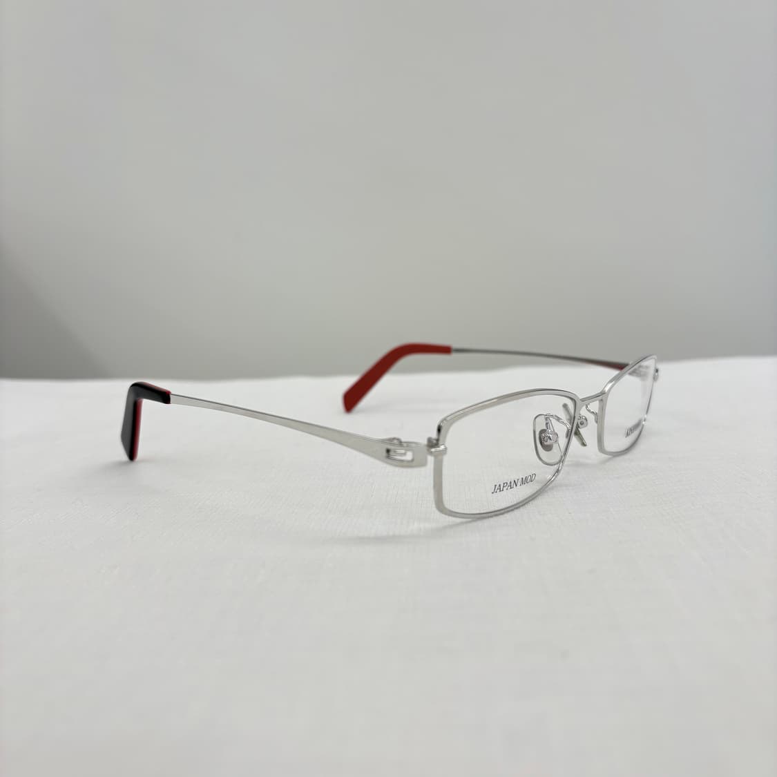 KISHMOTO 실버 스퀘어 빈티지안경 상품이미지3