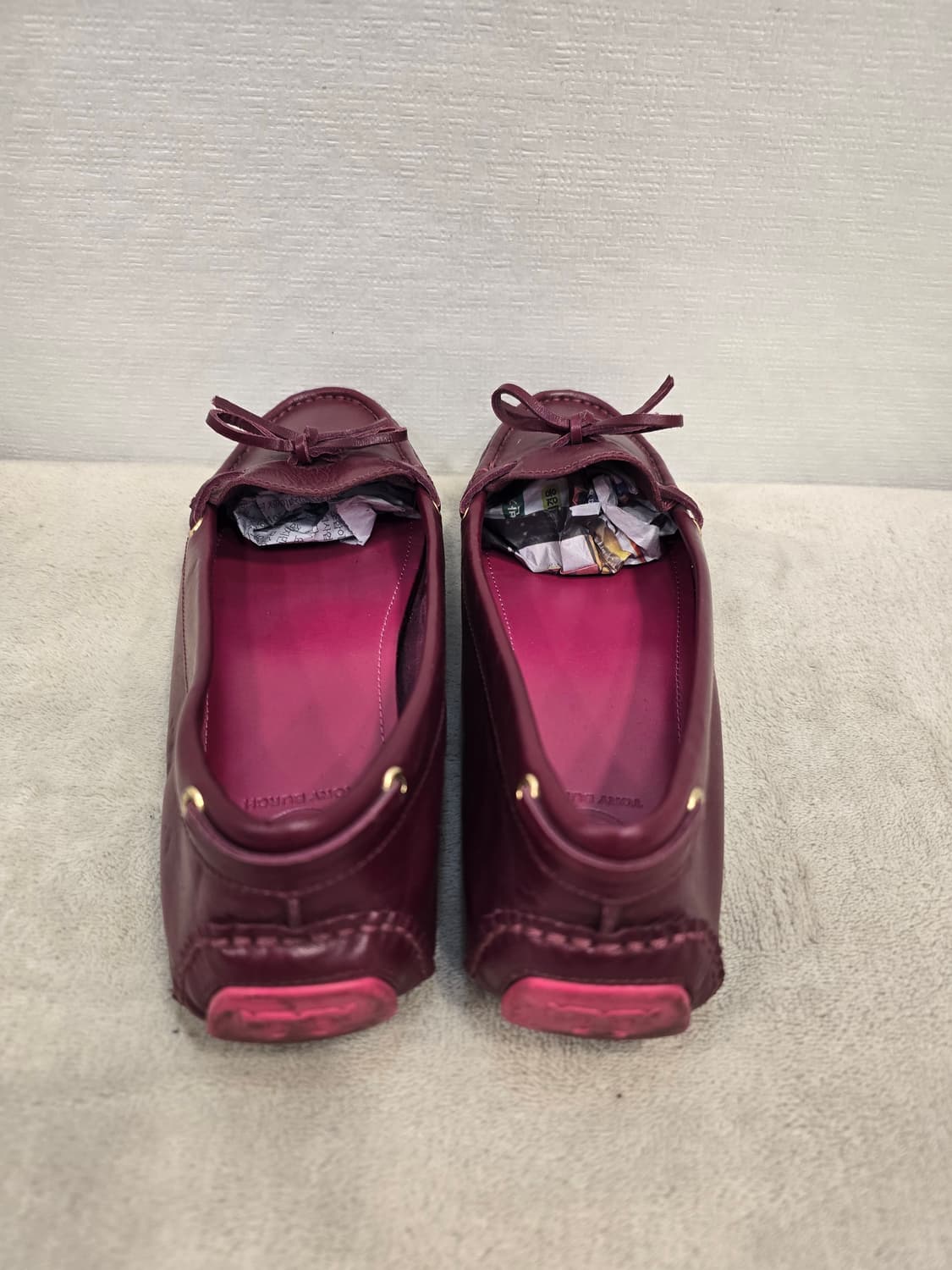 토리버치 드라이빙슈즈 플랫슈즈 버건디 260 상품이미지4