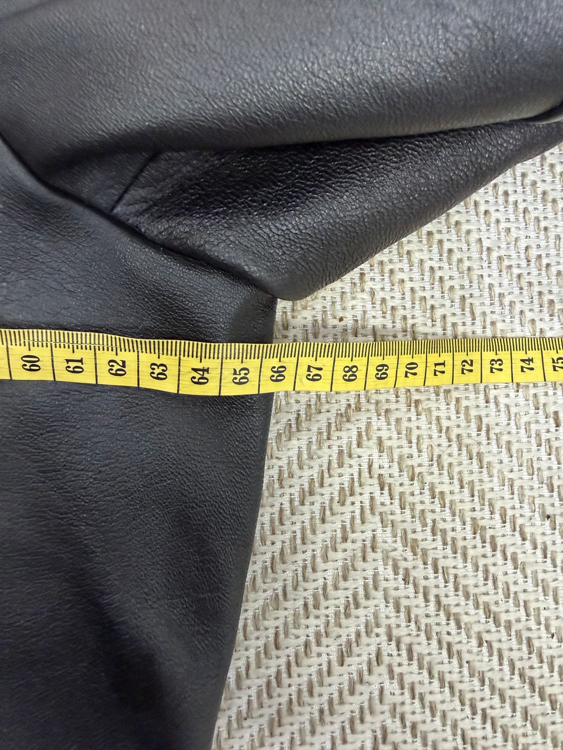 정품) 솔리드옴므 23ss 블랙 양가죽 레더 자켓 50(105) 상품이미지9