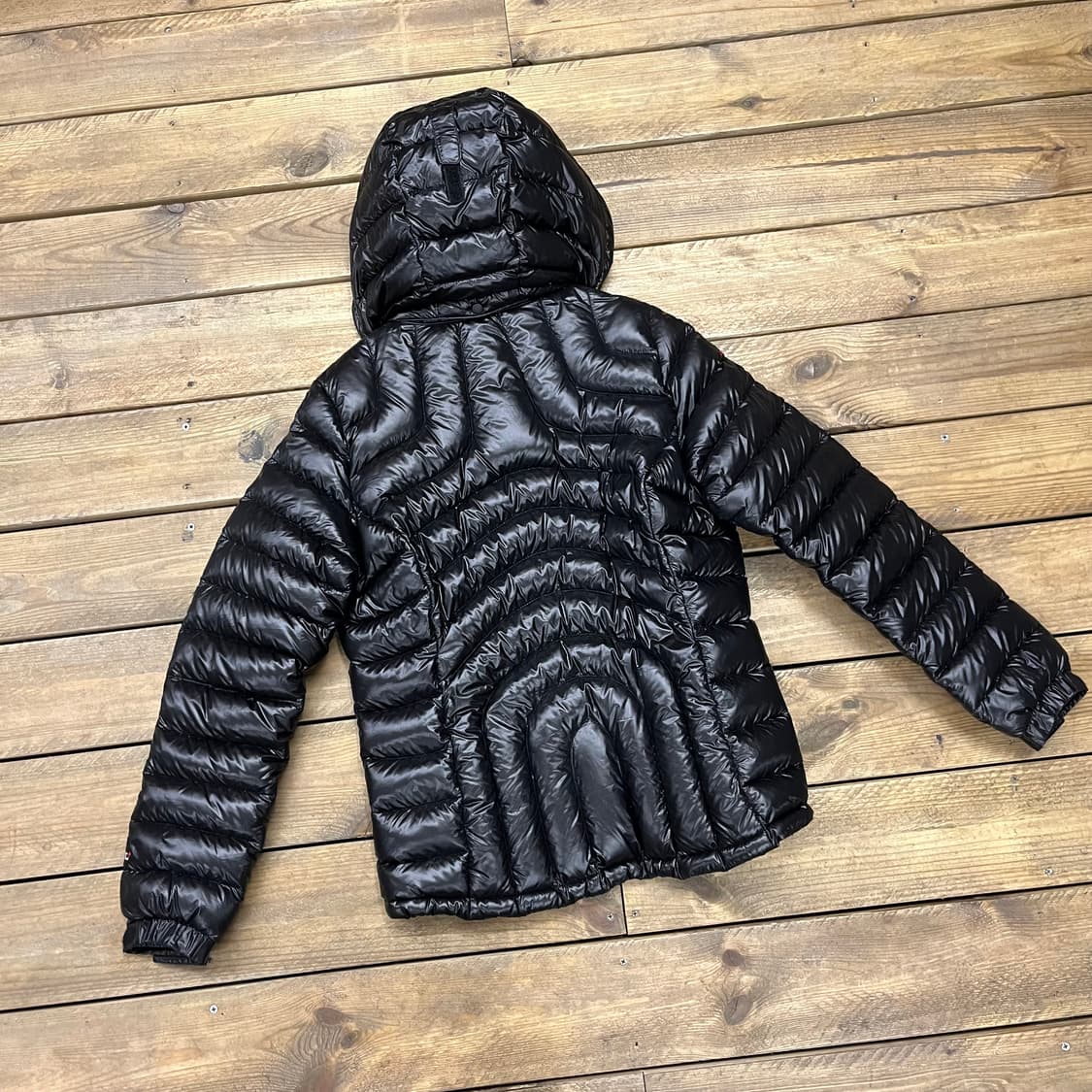 코오롱 경량 패딩 블랙 딱붙  상품이미지2