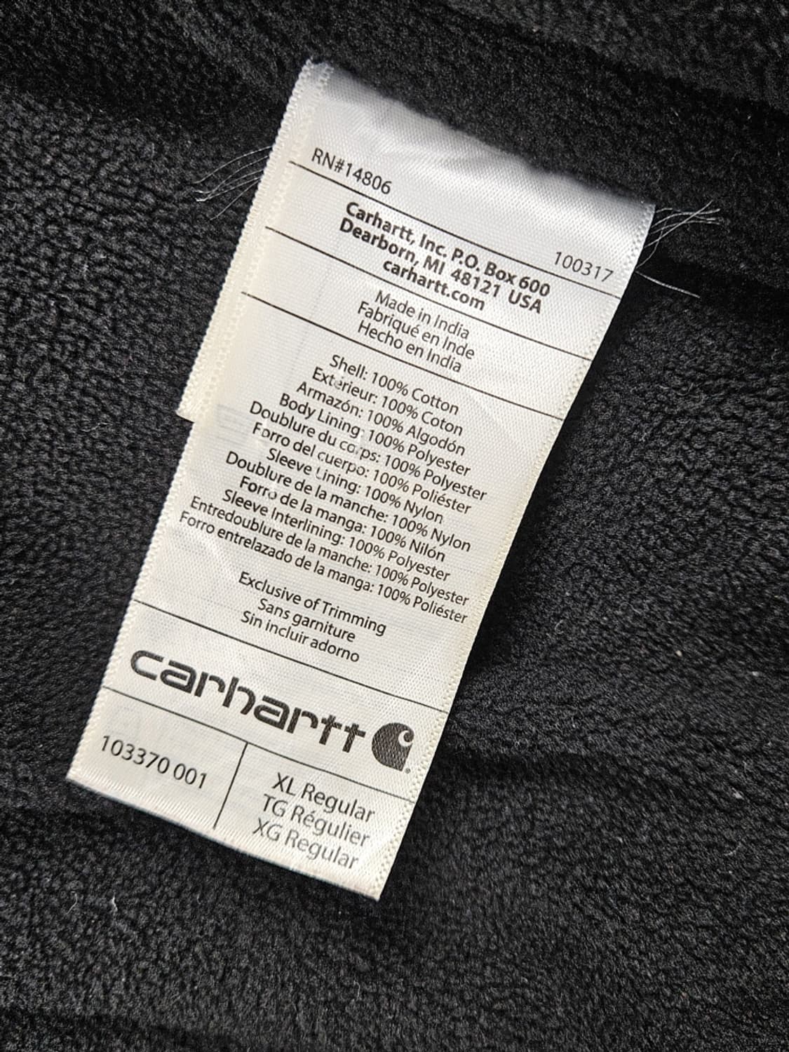 칼하트 풀스윙 암스트롱 덕 워크 자켓 ( XL ) / 10469 상품이미지9