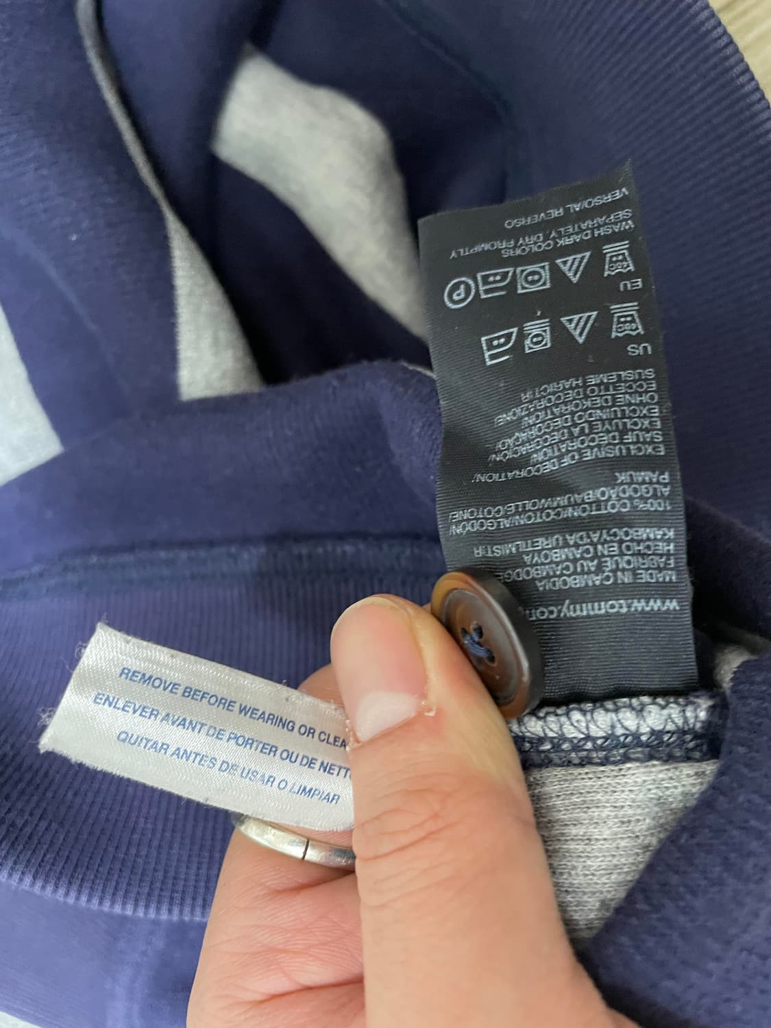 타미힐피거 - 버튼 럭비 롱슬리브(L 추천) 상품이미지4