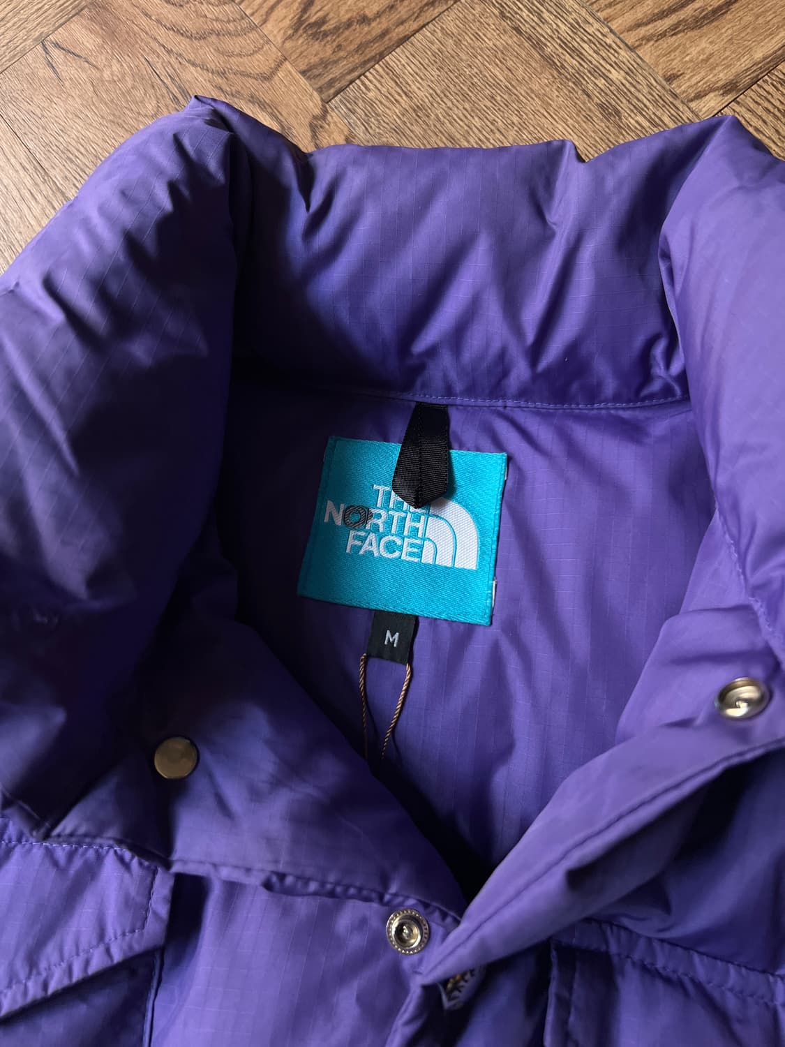 [M]노스페이스 재팬 퍼플 구스다운 패딩 베스트 상품이미지3