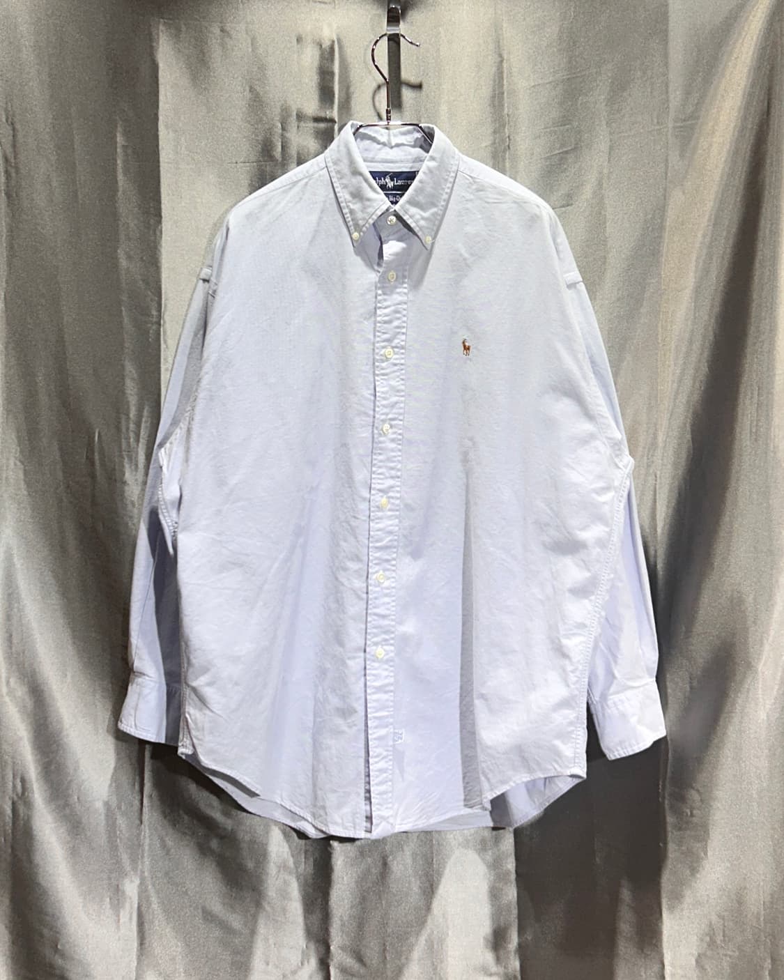 XL 폴로랄프로렌 BIG OXFORD 스카이블루 코튼 셔츠 상품이미지2