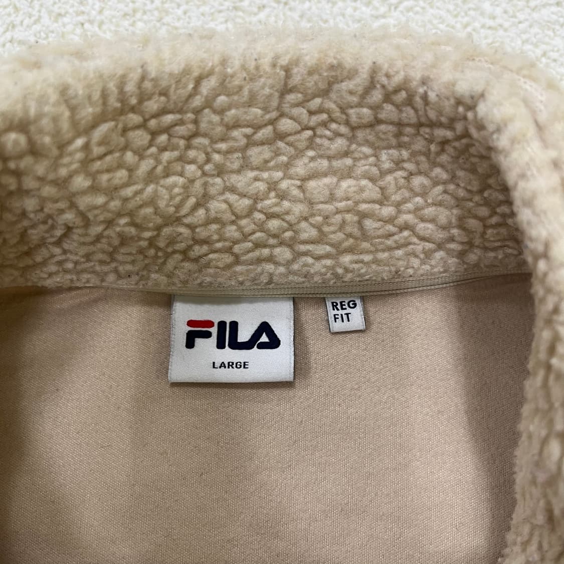 L 휠라 플리스 집업 자켓 0319M 상품이미지2