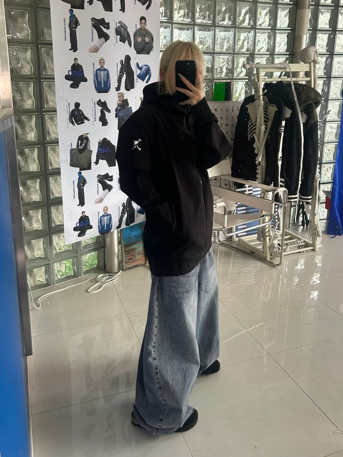 VERSATILEZIP스컬 버사타일 지퍼 후드티 5.0 FOA408274 상품이미지2
