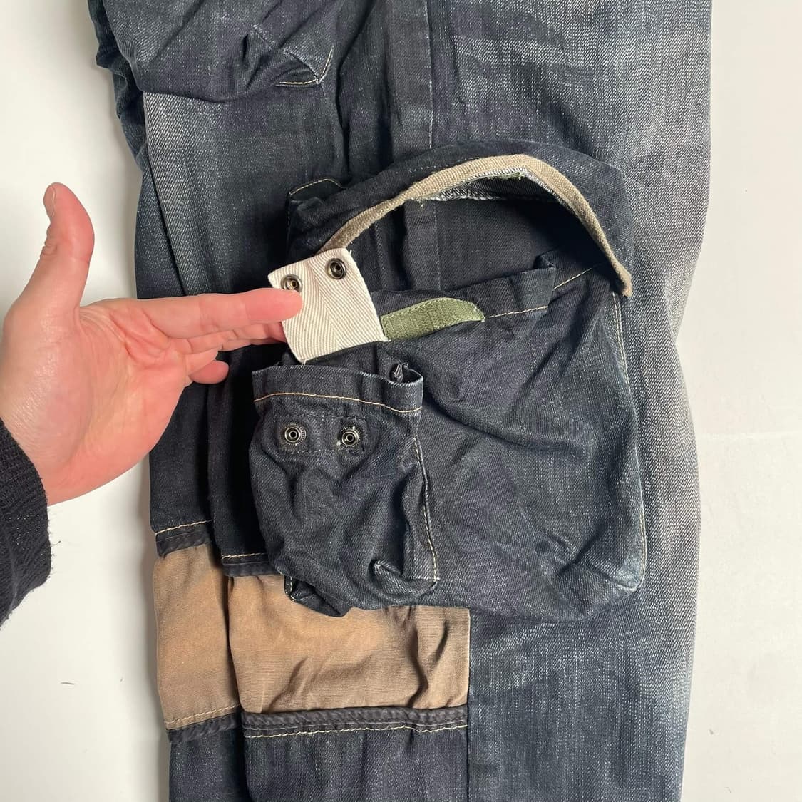 PPFM 카고 포켓 데님 팬츠 상품이미지5