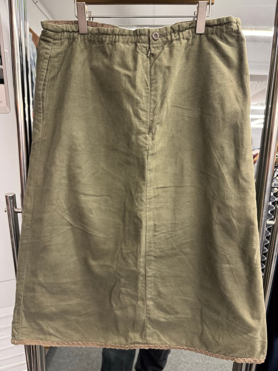 japanese vintage Sunny Clouds 롱 스커트 상품이미지3