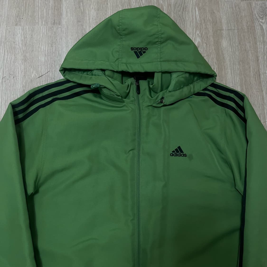 아디다스 올드스쿨 로고 후드 바람막이 자켓 L/100  상품이미지2