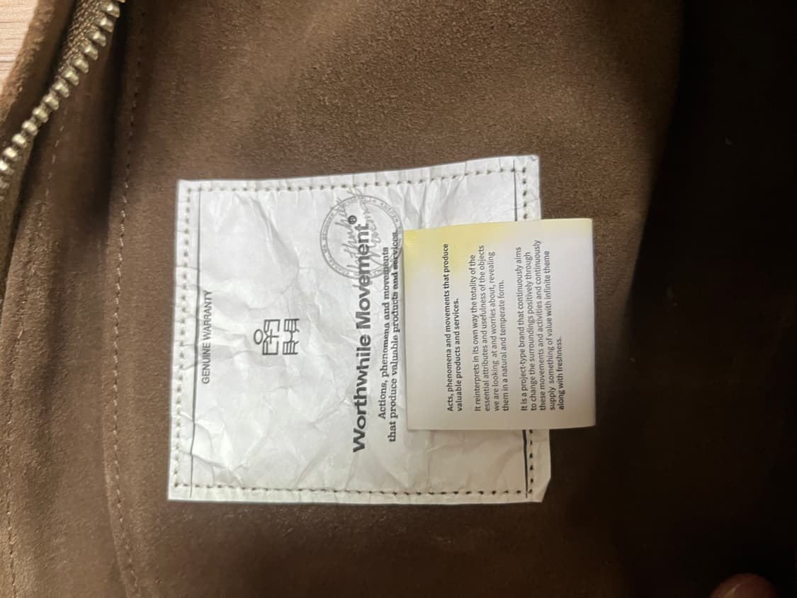 폴리테루X월스와일무브먼트 카프백 엄버 브라운 상품이미지4