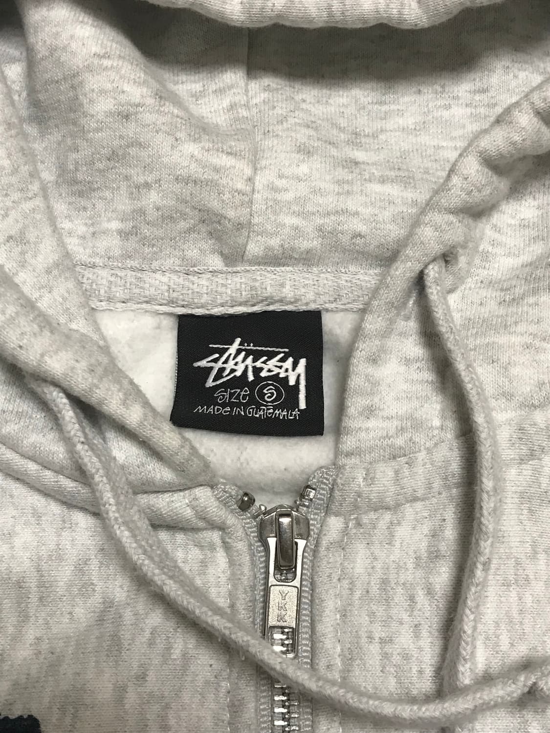 [S] 스투시 스탁 후드집업 애쉬 헤더 상품이미지3
