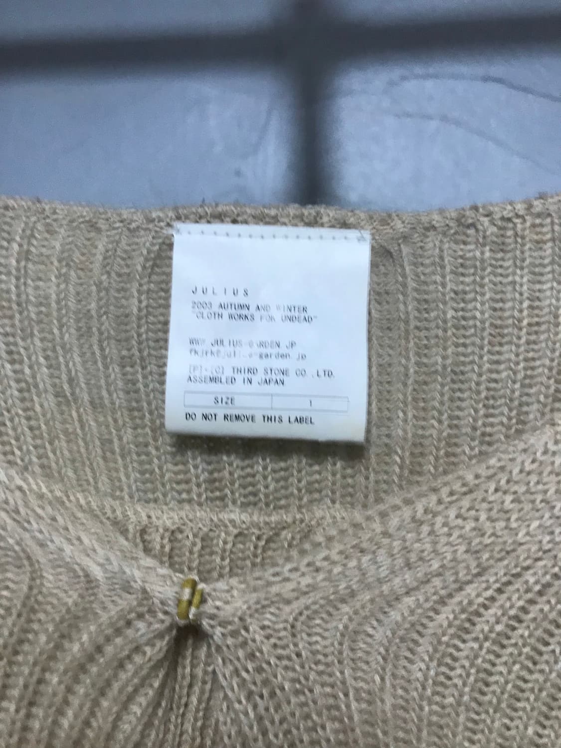 Julius 2003A/W archive knit 상품이미지7