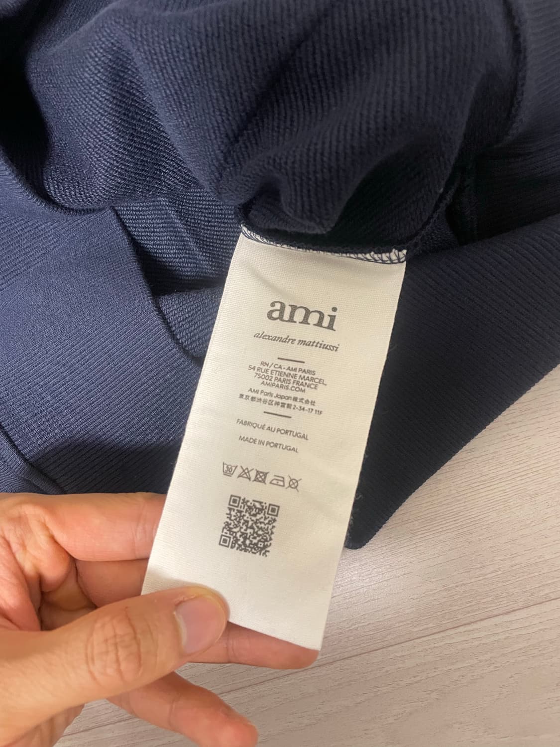 아미 화이트로고 후드집업 xl 상품이미지4