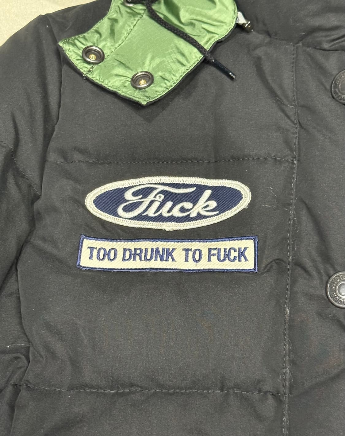 히스테릭 글래머 아카이브 히스걸과 fuk 패치 헤비 패딩 자켓 상품이미지4