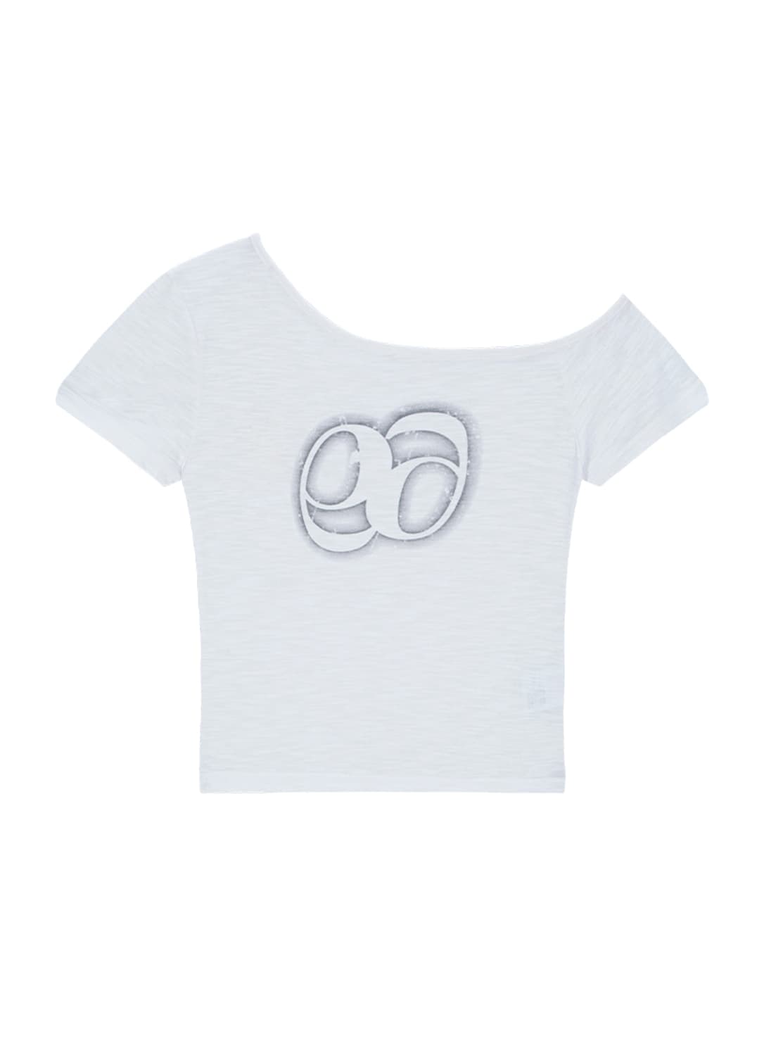 애즈온 KIKI SLIM TEE WHITE 상품이미지1