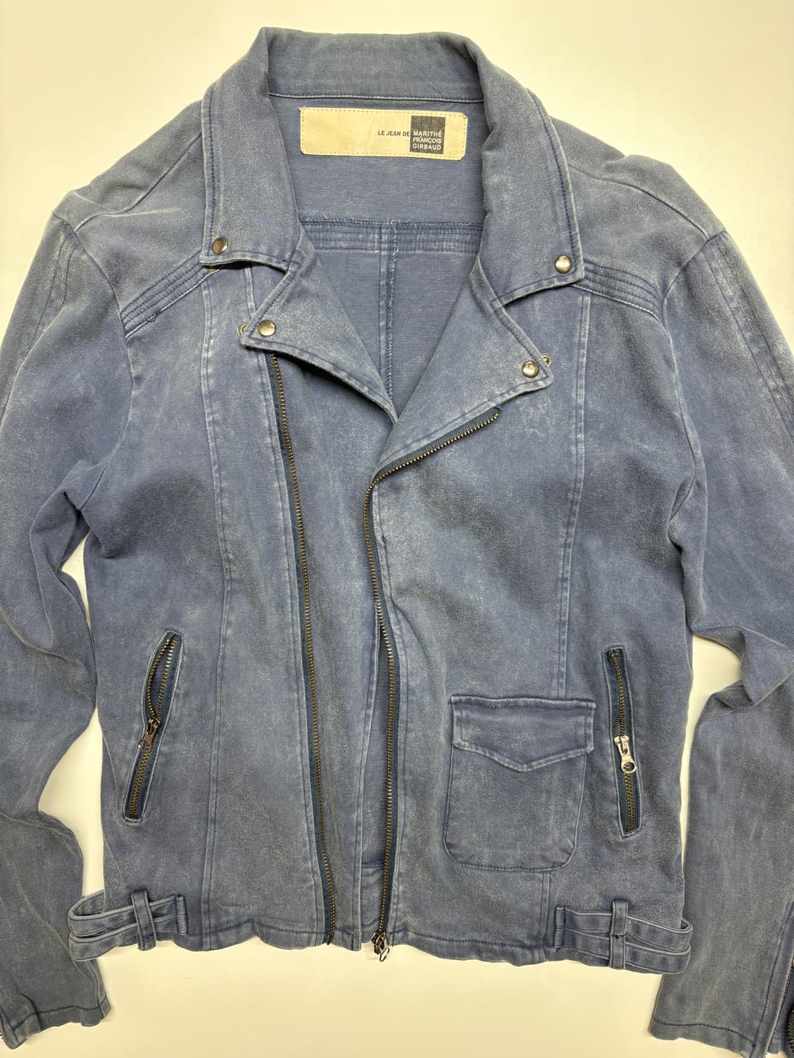 00's 마리떼 프랑소와 저버 몰스킨 라이딩 자켓 상품이미지3