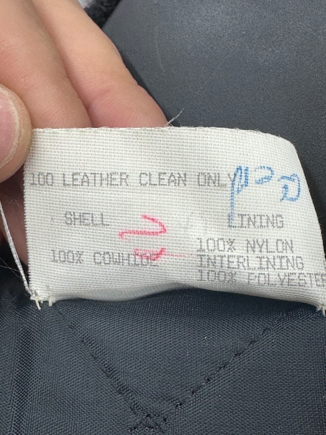 80s D.A.R.E Cowhide 봄버 자켓 XL 상품이미지9