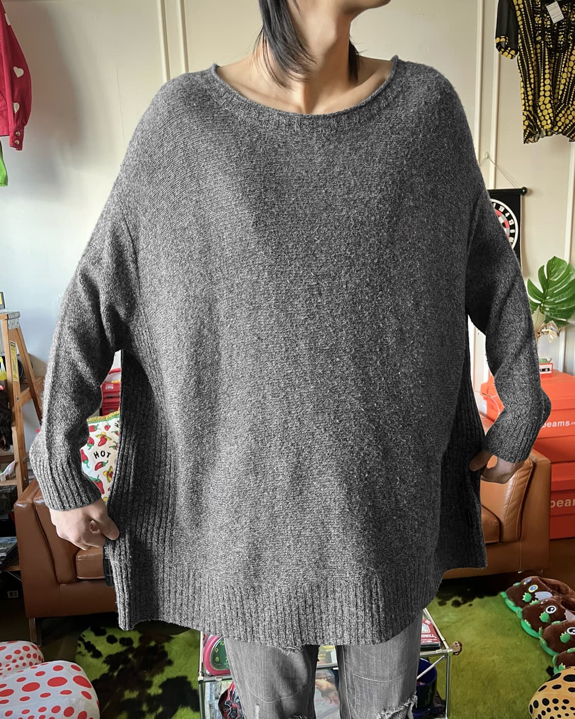 Calvin Klein Jeans Dolman Sleeve Knit 상품이미지2