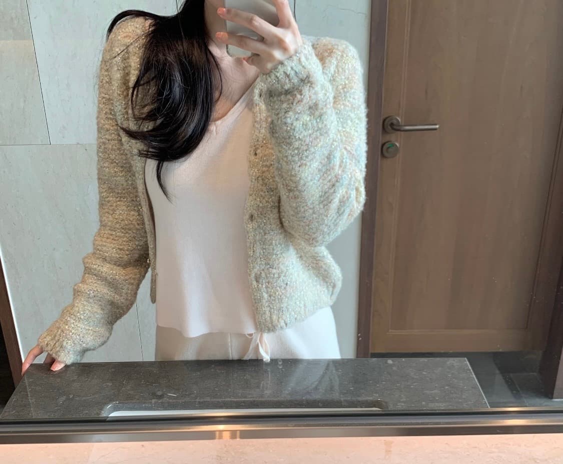 유솝 발렌 트위드 가디건 상품이미지3