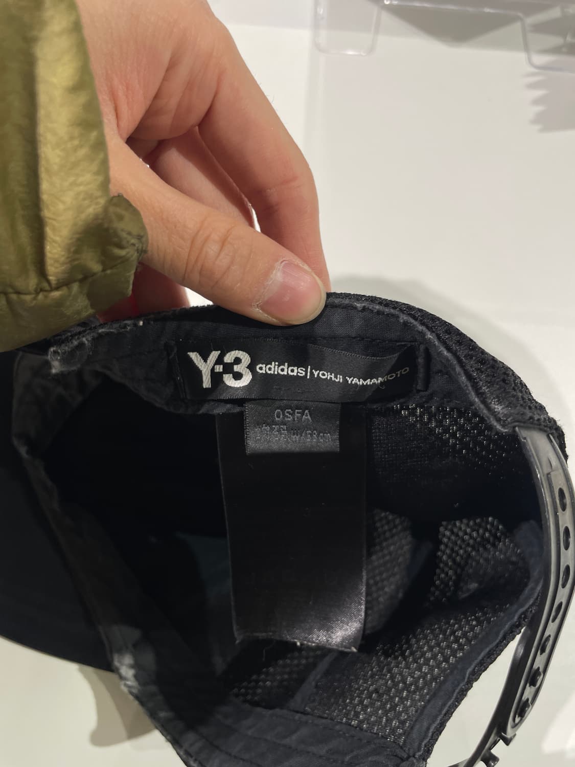 와이쓰리 블랙 로고 메쉬 볼캡 상품이미지9