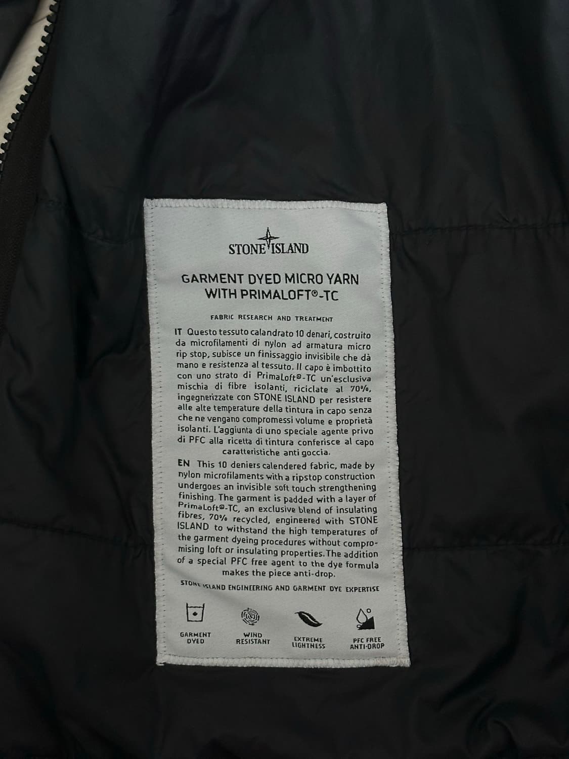 스톤아일랜드 가먼트 마이크로얀 자켓 23ss XL(105-110) 상품이미지2